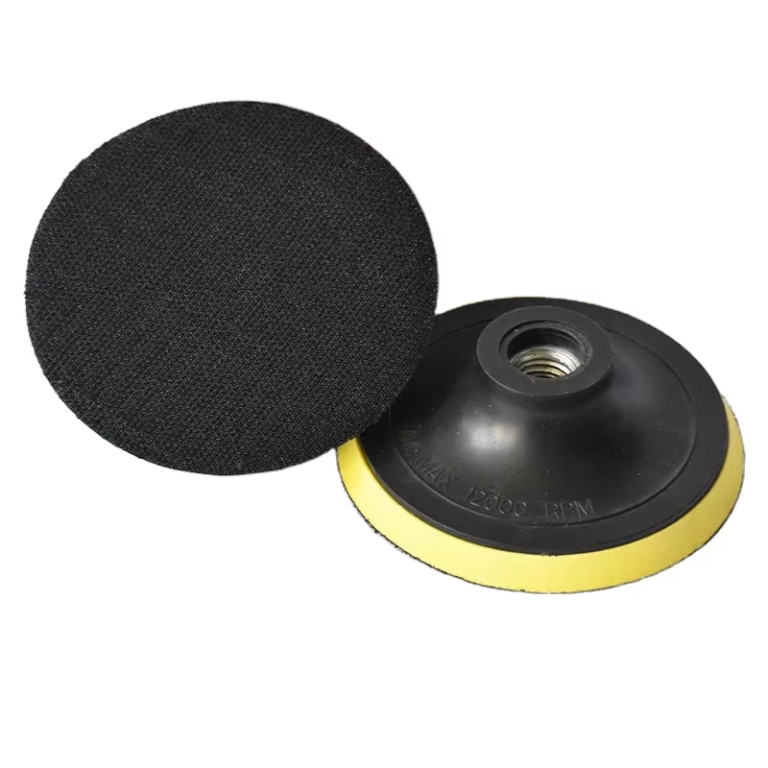 4 Inch/100mm Backing Pad for Angle Grinder Hook and Loop Sanding Disc Polishing Pad for Granite Marble Concrete