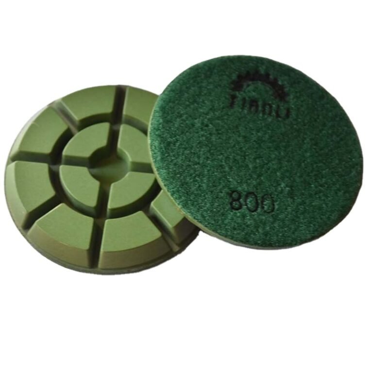 Diamond-Impregnated Stone Polishing Pads for Granite & Marble 4in Outer Diameter Floor Application for Concrete