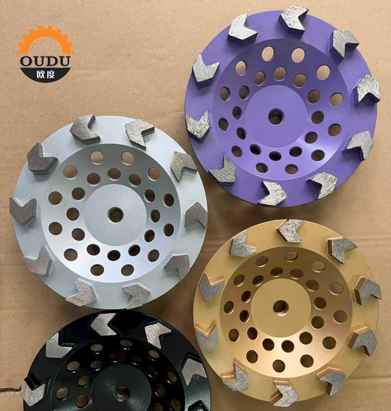 Tianli heavy-duty diamond grinding cup wheels for concrete floor leveling and renovation