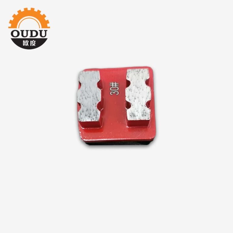 Red Square Double-Segment Diamond Grinding Block