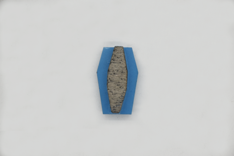 Blue Hexagon Single-Segment Diamond Grinding Block