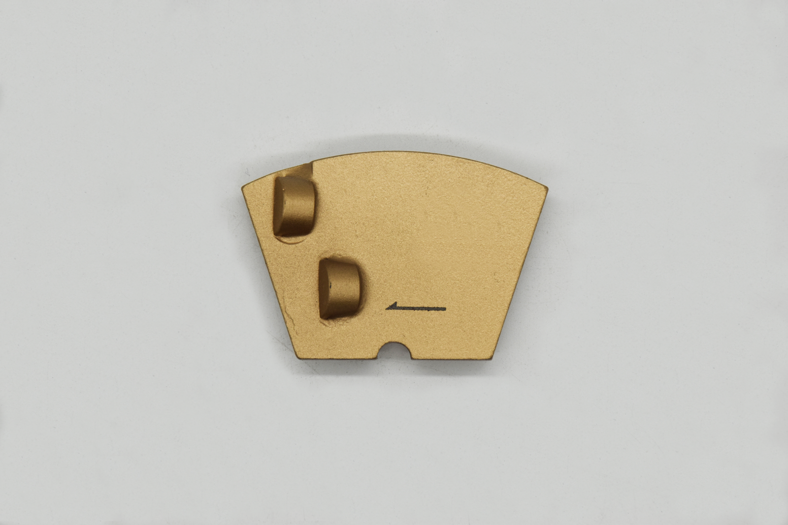 HTC compatible gold twin-button diamond grinding shoe