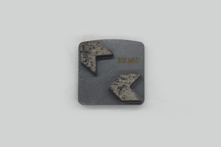 Black Square Double-Arrow Diamond Grinding Block