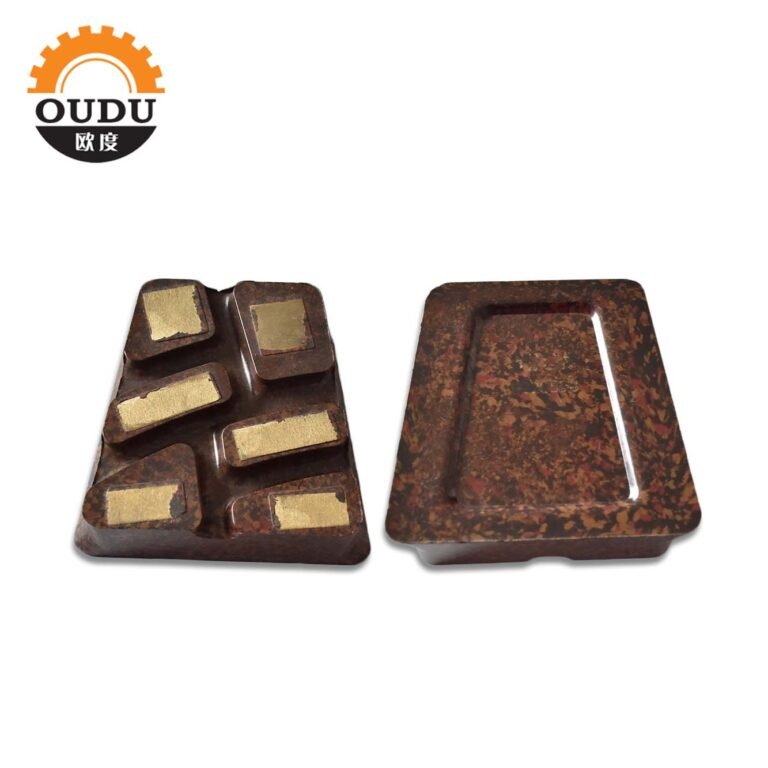 OUDU 6-Segment Resin-Bonded Metal Diamond Grinding Shoe