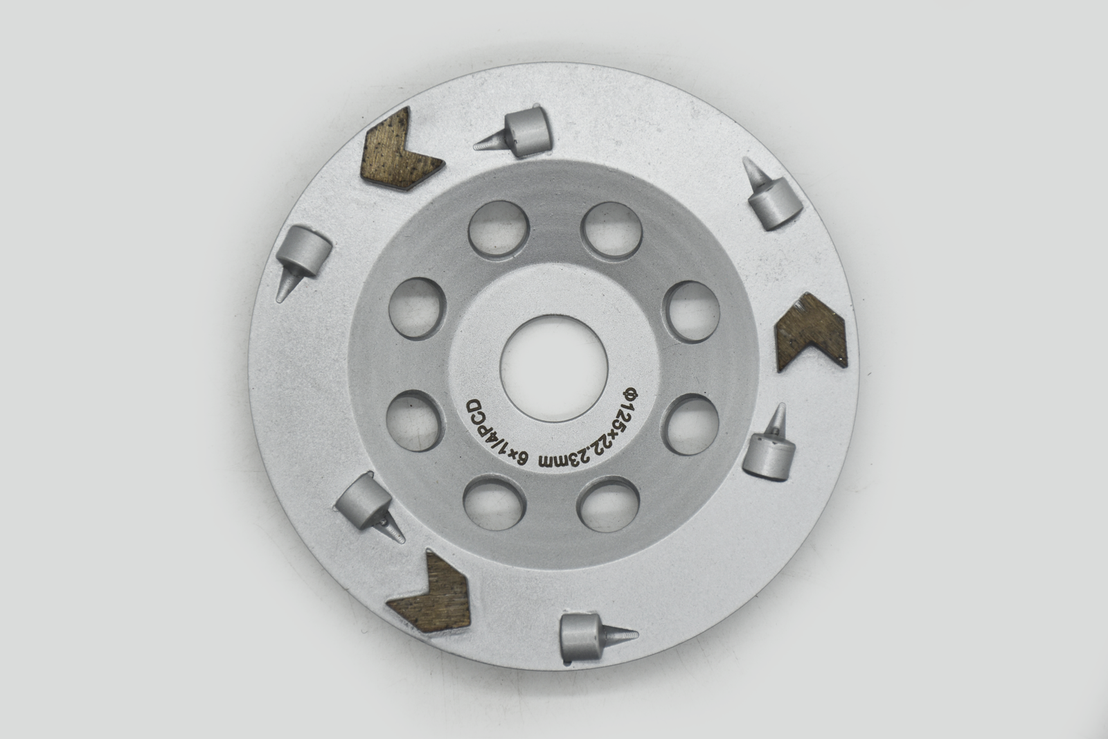 125mm Hybrid PCD & Metal Segment Grinding Disc
