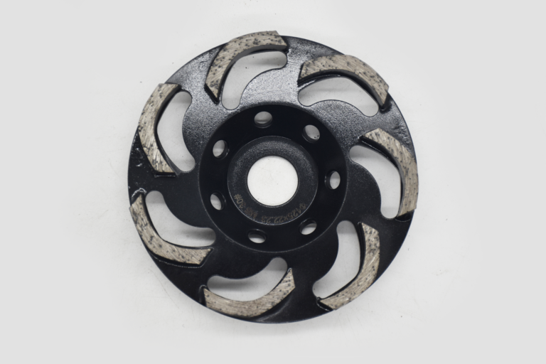 6-Segment Turbo Cup Diamond Grinding Wheel with Threaded Hub