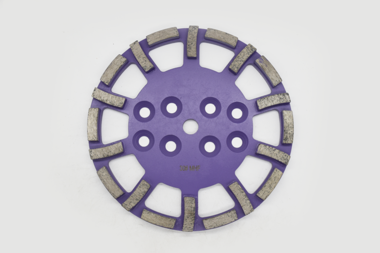 Purple 14-Segment Open-Ring Diamond Grinding Cup Wheel
