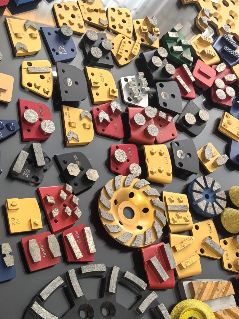 Diamond segments for engineered quartz, various diamond grinding segments for hard stone cutting