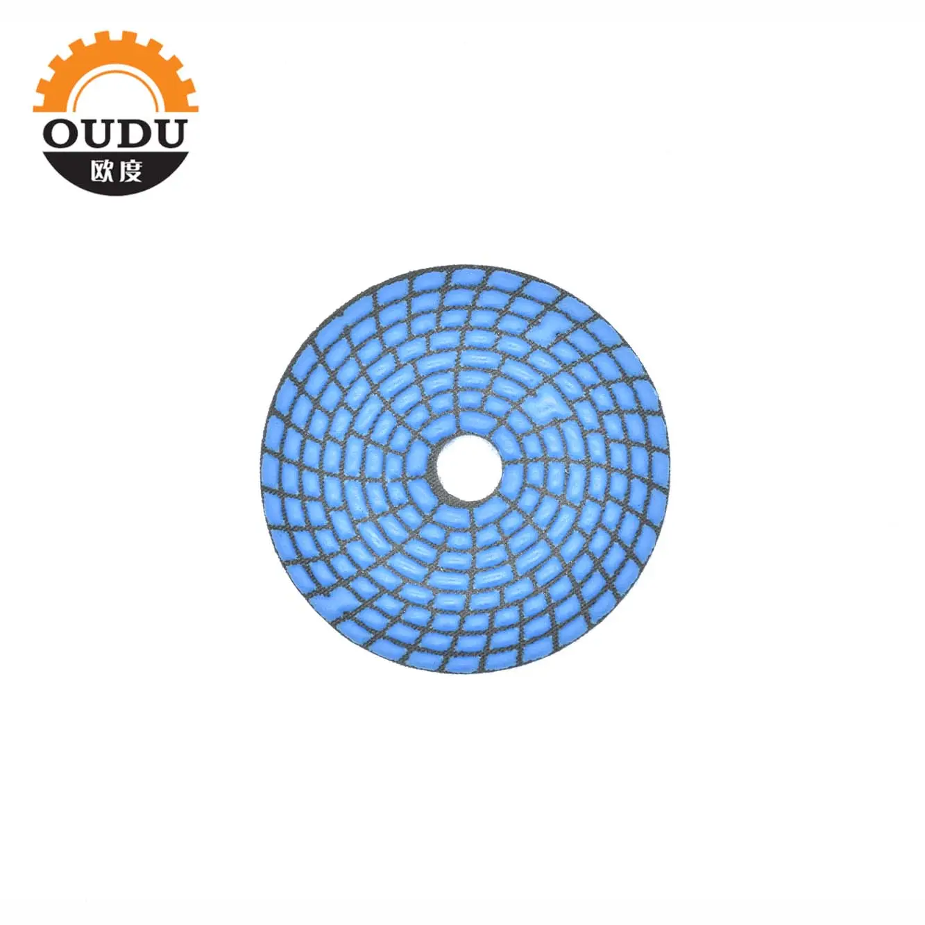 4-inch Blue Turbo Dry Polishing Pad