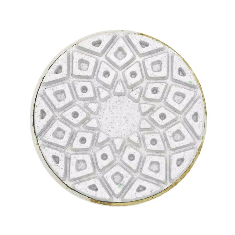 lotus pattern snail lock back polishing pad
