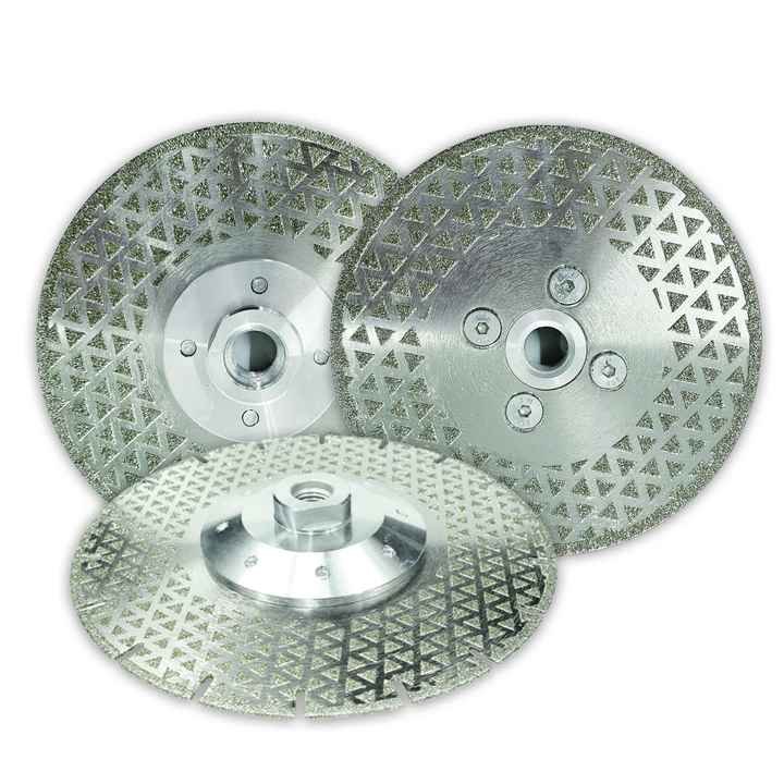 Electroplated diamond grinding disc