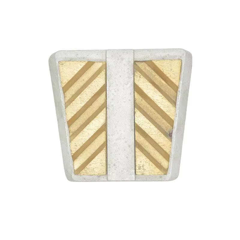 Horseshoe-shaped resin diamond grinding block