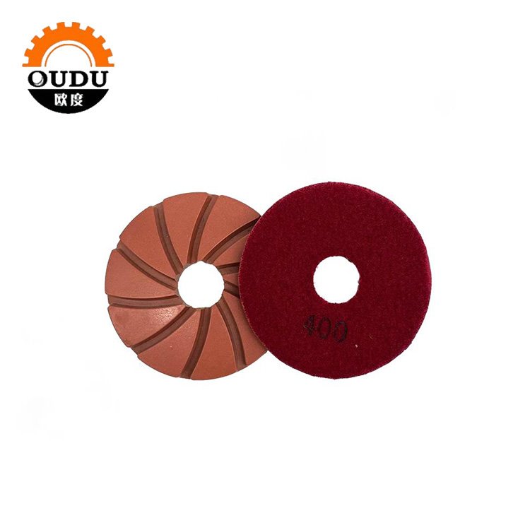 4-inch Snail Lock Diamond Polishing Pad