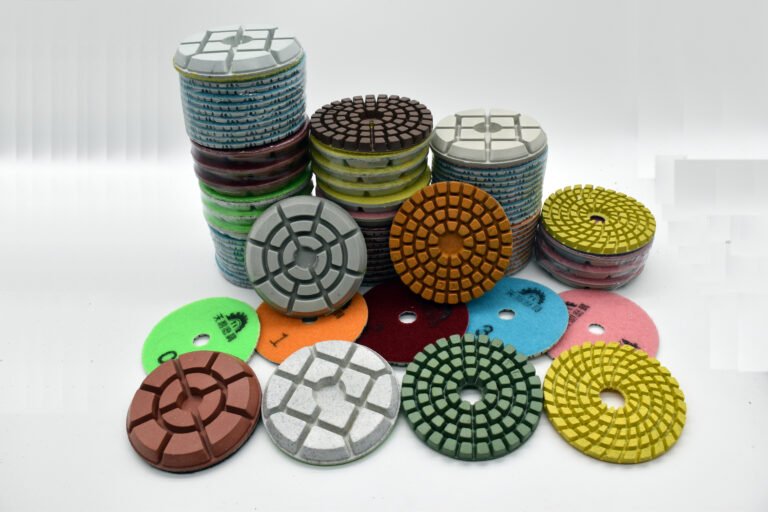 Diamond polishing pads for concrete floor grinding and polishing