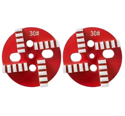 Red Multi-Segment Metal Bond Floor Grinding Disc